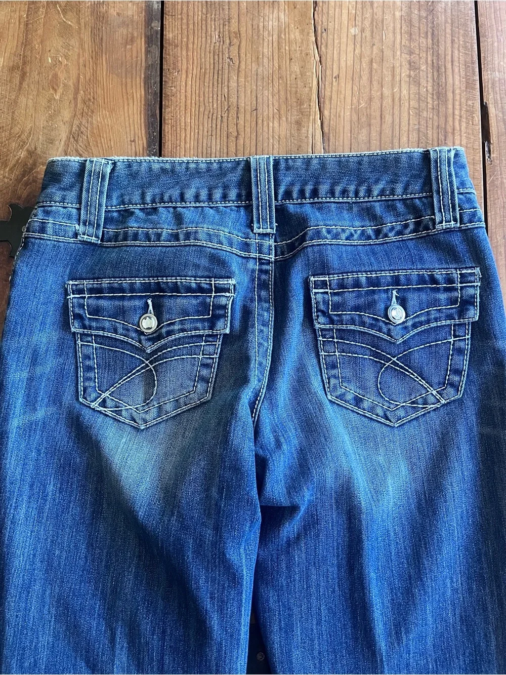 INC‎ International Concepts Blue Boot-Cut Jeans